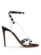 Valentino Free Rockstud-embellished Suede Sandals