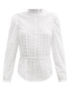 Matchesfashion.com Isabel Marant Toile - Taziae Broderie-anglaise Cotton-voile Top - Womens - White