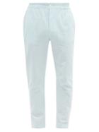 Matchesfashion.com P. Le Moult - Striped Cotton-seersucker Pyjama Trousers - Mens - Light Blue