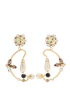 Erdem Crystal-embellished Clip-on Earrings