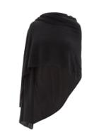 Lisa Yang - Paris Asymmetric Cashmere Shawl - Womens - Black