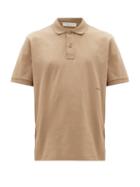 Matchesfashion.com Bottega Veneta - Short-sleeved Cotton-piqu Polo Shirt - Mens - Brown