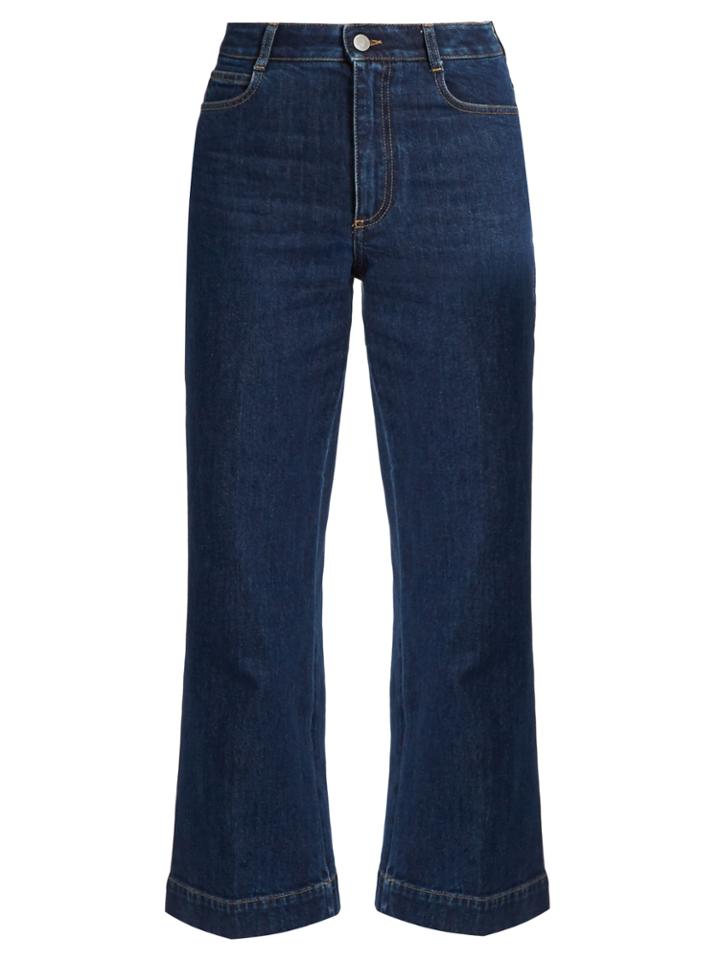 Stella Mccartney Wide-leg Cropped Jeans