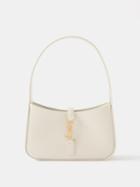 Saint Laurent - Le 5  7 Mini Leather Shoulder Bag - Womens - White