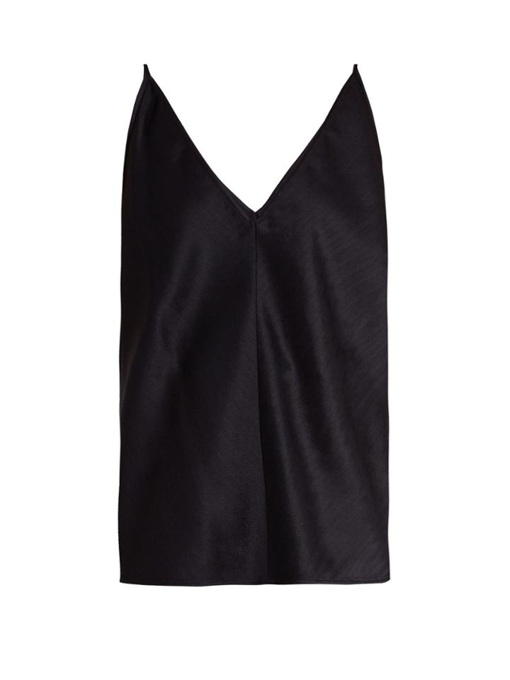 Gabriela Hearst Maria V-neck Silk Cami Top