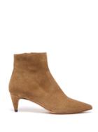 Matchesfashion.com Isabel Marant - Derst Point Toe Suede Ankle Boots - Womens - Khaki