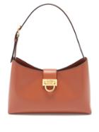 Ladies Bags Salvatore Ferragamo - Trifolio Leather Shoulder Bag - Womens - Tan