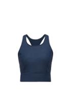 Matchesfashion.com The Upside - Amy Cropped Training Tank Top - Womens - Navy Multi