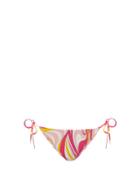 Ladies Beachwear Emilio Pucci - Printed Triangle Bikini Briefs - Womens - Pink Print