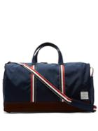 Thom Browne Large Suede-trimmed Canvas Holdall