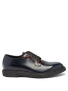 Matchesfashion.com Paul Smith - Mac Rubber-sole Leather Derby Shoes - Mens - Navy Multi