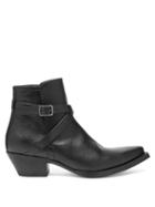 Matchesfashion.com Saint Laurent - Lukas 40 Leather Boots - Mens - Black