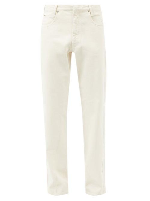 Bianca Saunders - Life Straight-leg Jeans - Mens - White