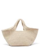 Lauren Manoogian - Striped Wool And Alpaca Tote Bag - Womens - Ivory Multi