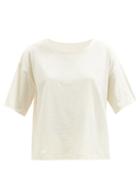 Toogood - The Tapper Organic-cotton Jersey T-shirt - Womens - Ivory