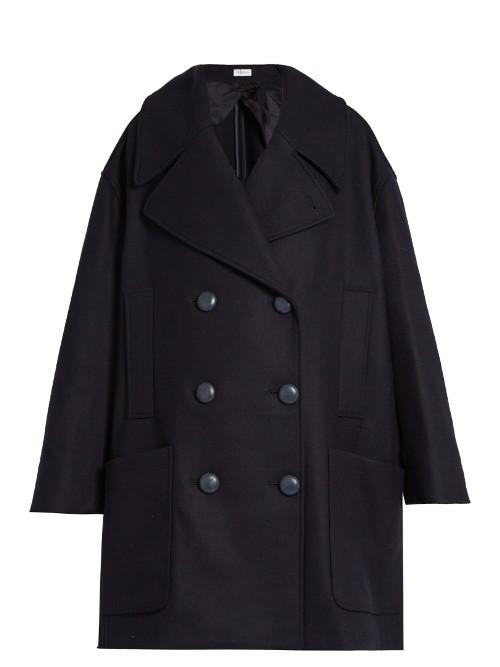 J.w.anderson Double-breasted Oversized Wool-blend Pea Coat