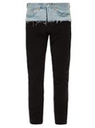 Matchesfashion.com Vetements - Denim And Corduroy Jeans - Mens - Blue Multi