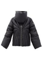Matchesfashion.com Moncler + Rick Owens - Tonopah Padded-collar Spiral-quilted Down Jacket - Womens - Black
