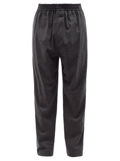 Isabel Marant - Faileno Wool-blend Trousers - Mens - Dark Grey