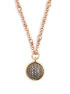 Matchesfashion.com Spinelli Kilcollin - Galina 18kt Rose Gold & Diamond Pav Necklace - Womens - Black