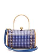 Matchesfashion.com Wai Wai - Alix Gingham Bag - Womens - Blue Multi