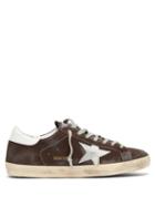 Matchesfashion.com Golden Goose - Superstar Suede Low Top Trainers - Mens - Brown Multi