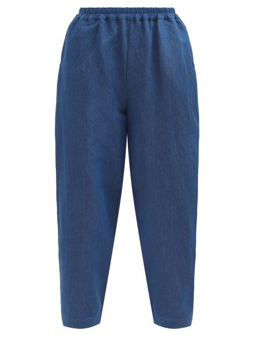 Matchesfashion.com Toogood - The Acrobat Denim Tapered Trousers - Womens - Denim