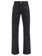 Wandler - Daisy Flared-leg Jeans - Womens - Dark Denim