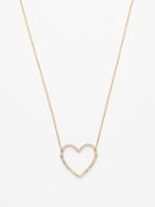 Roxanne First - Heart Diamond & 14kt Gold Necklace - Womens - Gold Multi