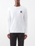 Belstaff - Phoenix Logo Cotton-jersey Long-sleeved T-shirt - Mens - White