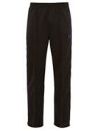 Matchesfashion.com Needles - Side Striped Jersey Track Pants - Mens - Black Purple