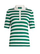 Dolce & Gabbana Short-sleeved Cashmere And Silk-blend Polo Top