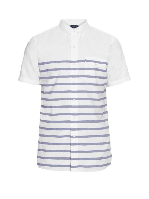 Polo Ralph Lauren Short-sleeved Striped Cotton Shirt