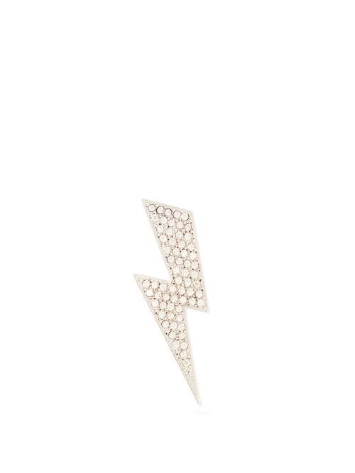Matchesfashion.com Isabel Marant - Flash Swarovski Crystal Embellished Brooch - Womens - Crystal