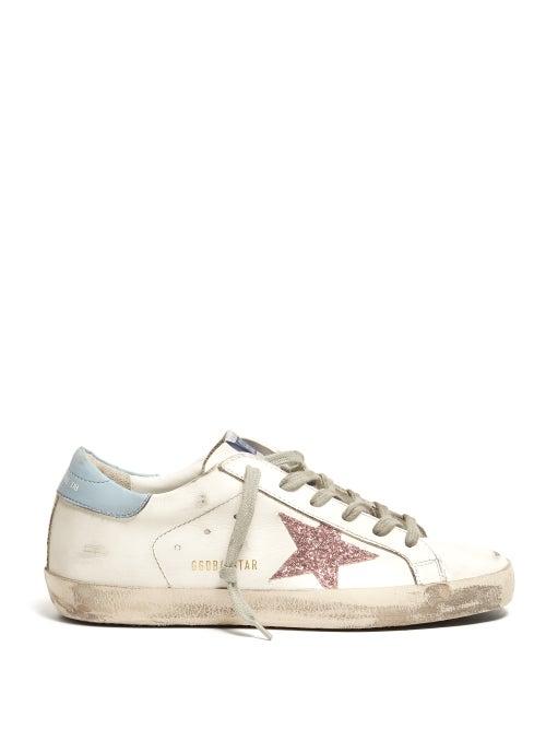 Matchesfashion.com Golden Goose - Superstar Low Top Leather Trainers - Womens - Pink White