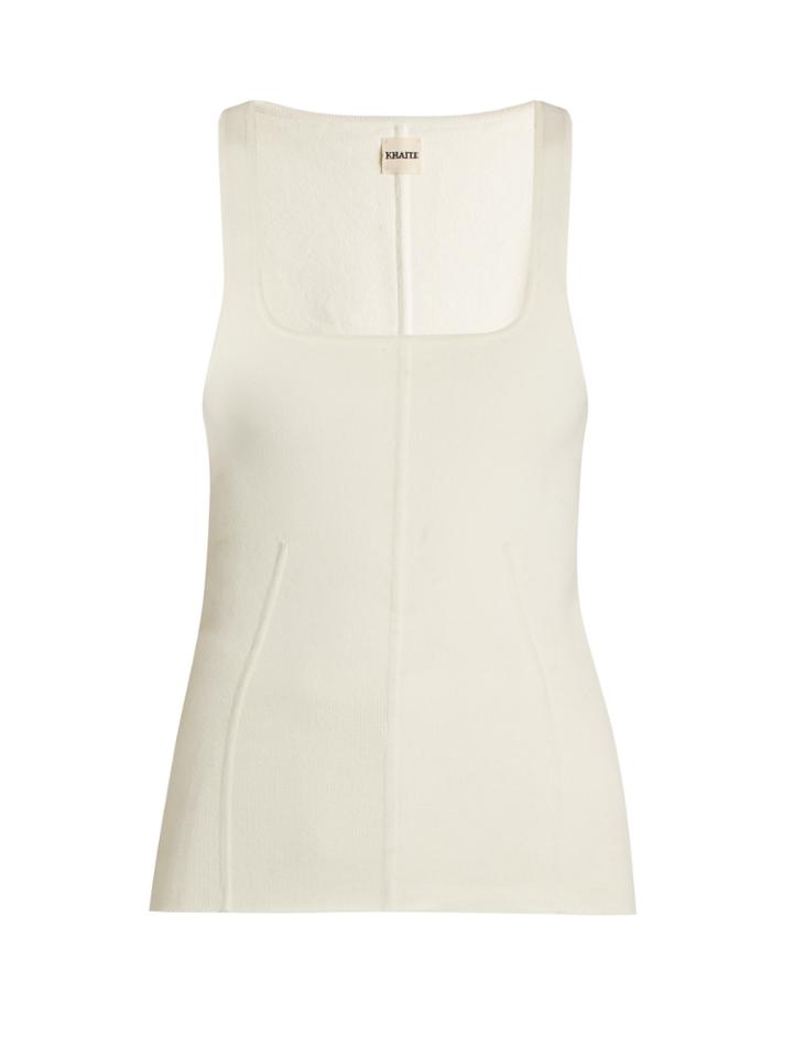 Khaite Danielle Knit Tank Top