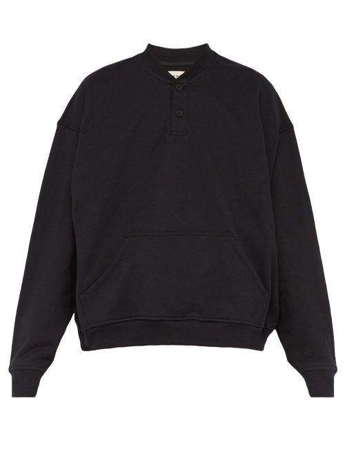 Matchesfashion.com Fear Of God - Relaxed Cotton Jersey Sweatshirt - Mens - Black