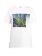 A.p.c. Palm Tree-print Cotton T-shirt