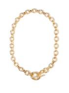 Ladies Jewellery Laura Lombardi - Portrait 14kt Gold-plated Chain Necklace - Womens - Gold