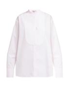 Matchesfashion.com Stella Mccartney - Bib Panel Poplin Shirt - Womens - Pink