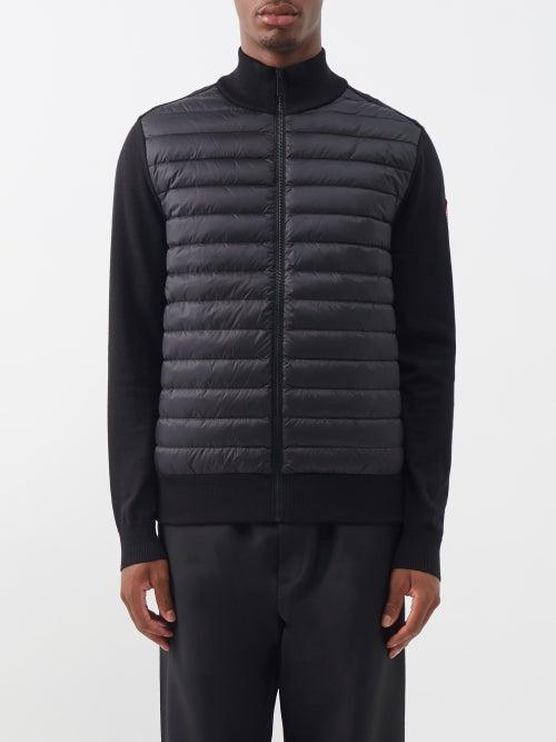 Canada Goose - Hybridge Quilted-shell And Wool Down Jacket - Mens - Black