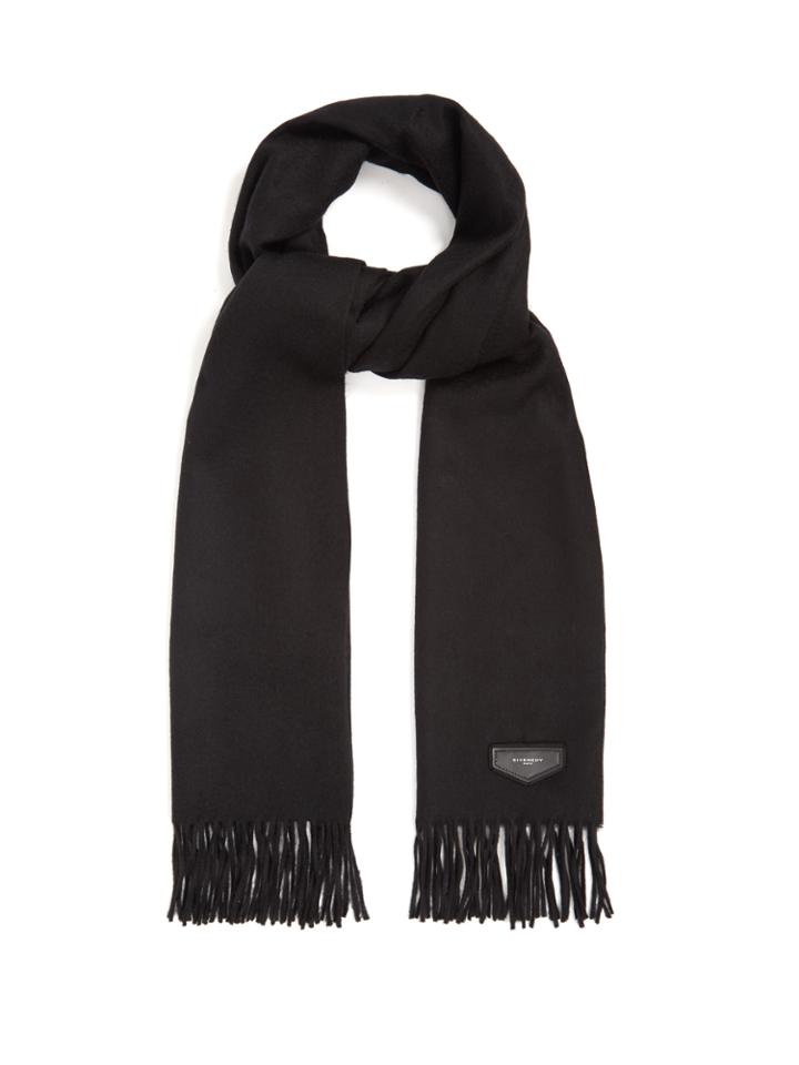 Givenchy Wool And Cashmere-blend Scarf