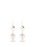 Rosantica - Faux-pearl & Crystal Drop Earrings - Womens - Pearl