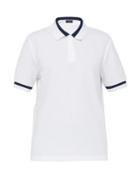 Matchesfashion.com Joseph - Contrast Trim Cotton Piqu Polo Shirt - Mens - White