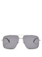 Matchesfashion.com Givenchy - Aviator Metal Sunglasses - Mens - Silver