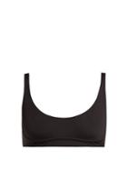 Matchesfashion.com Skin - Jordan Scoop Neck Bikini Top - Womens - Black