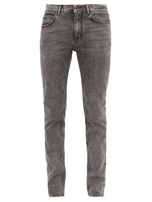 Matchesfashion.com Acne Studios - North Mid Rise Slim Leg Jeans - Mens - Dark Grey