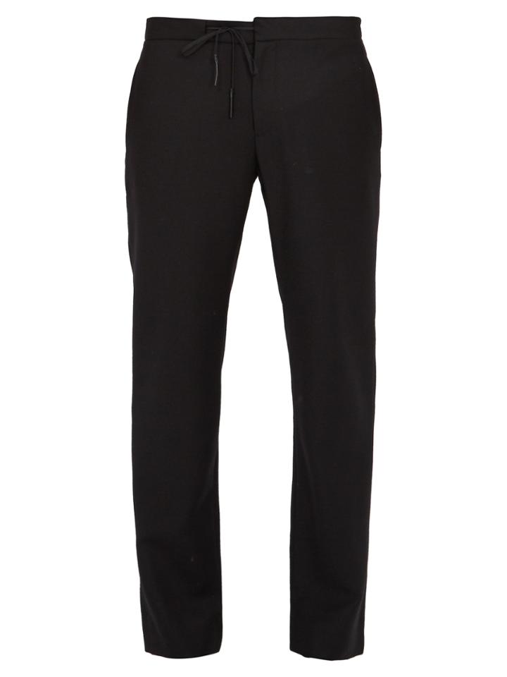 Maison Margiela Drawstring-waist Mid-rise Wool Trousers