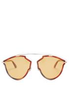Diorsoreal Tortoiseshell Aviator-frame Sunglasses
