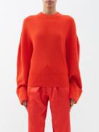 Sa Su Phi - Oversized Ribbed-knit Cashmere Sweater - Womens - Red